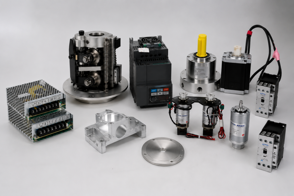 Assortment of Gerber compatible cutter parts